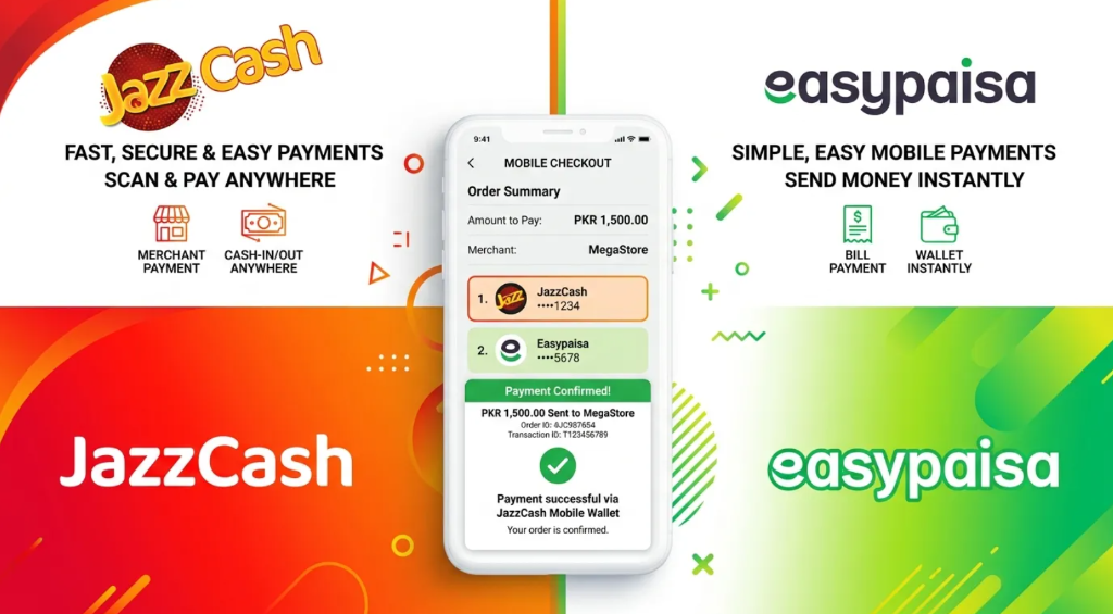 JazzCash/Easypaisa Auto Payment Gateway